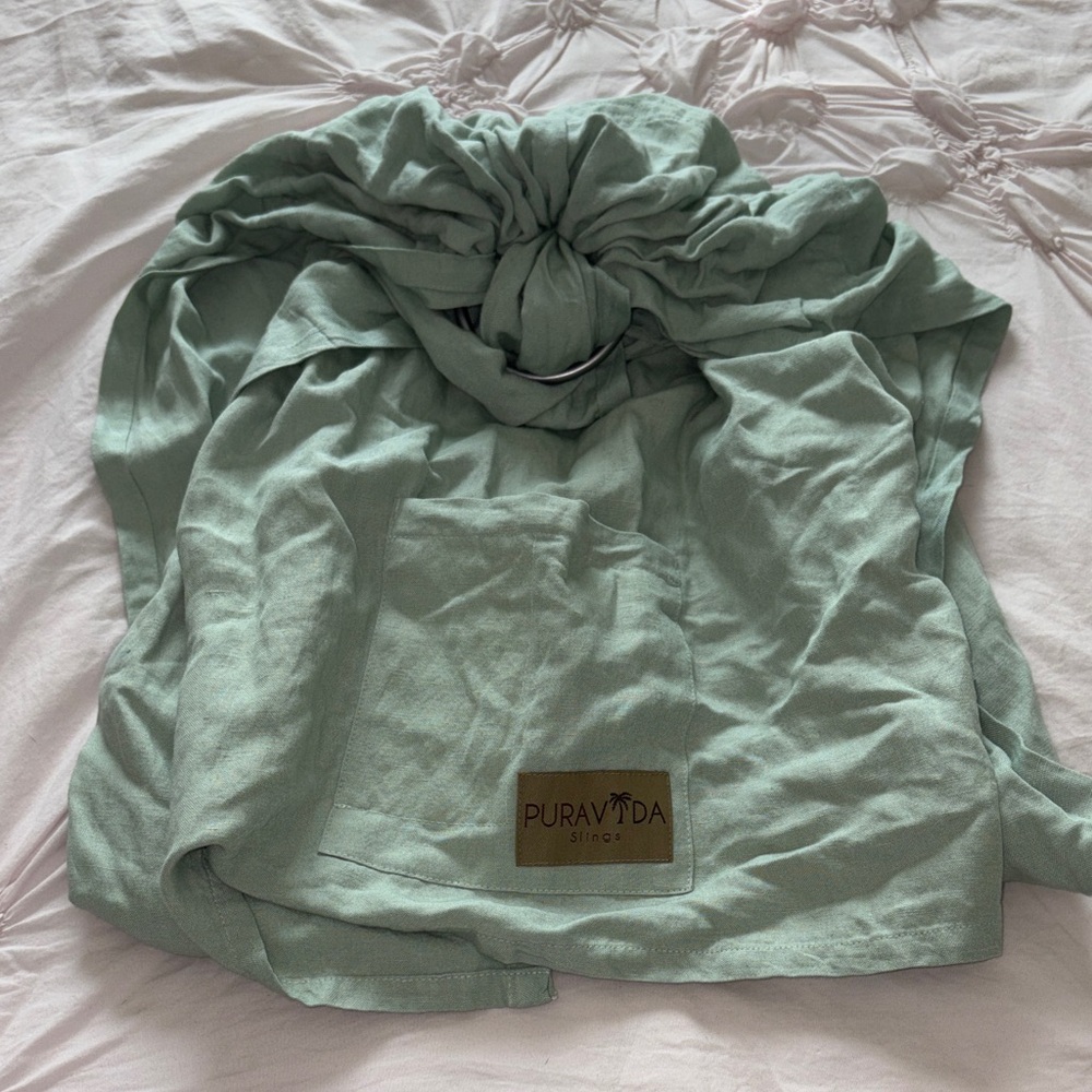 Pura Vida Mint Green Baby Ring Sling